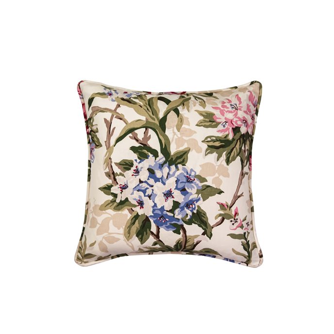 Hillhouse Square Pillow - Floral 17" Piped Thumbnail