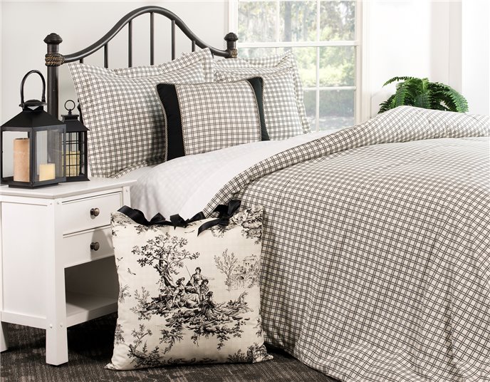 Bouvier King Thomasville Duvet Cover Set - Plaid Thumbnail