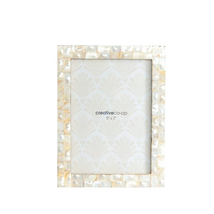 Mother of Pearl Photo Frame (Holds 5" x 7" Photo) Thumbnail