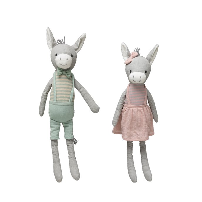 Cotton Knit Plush Donkey (Set of 2 Styles) Thumbnail