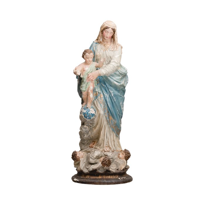 Magnesia Vintage Reproduction Virgin Mary and Child Statue Thumbnail
