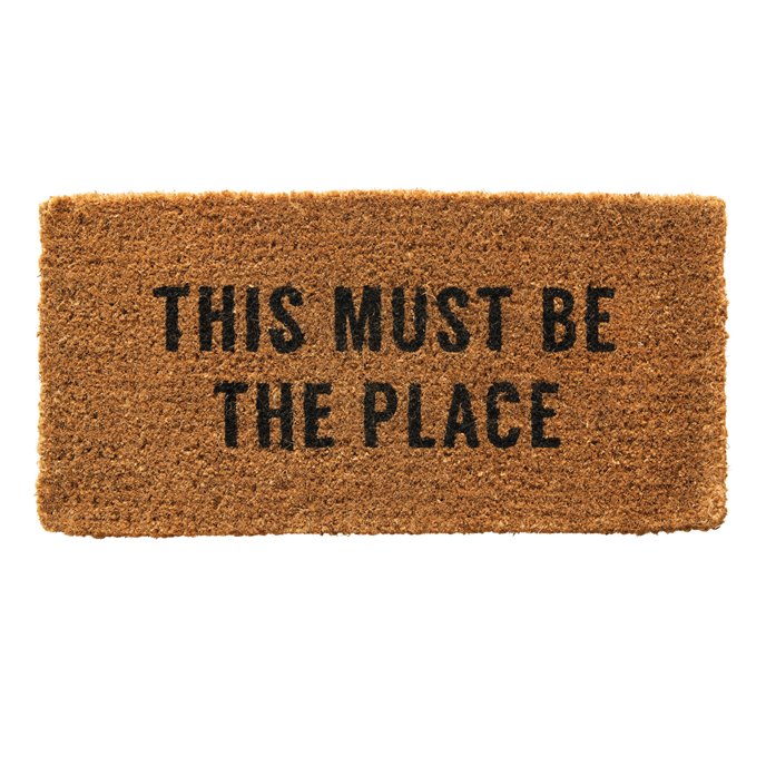 "This Must Be The Place" Natural Coir Doormat Thumbnail