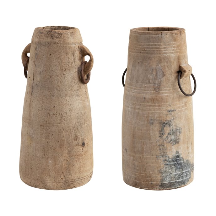 Found Wood Milk Jug (Each One Will Vary) Thumbnail