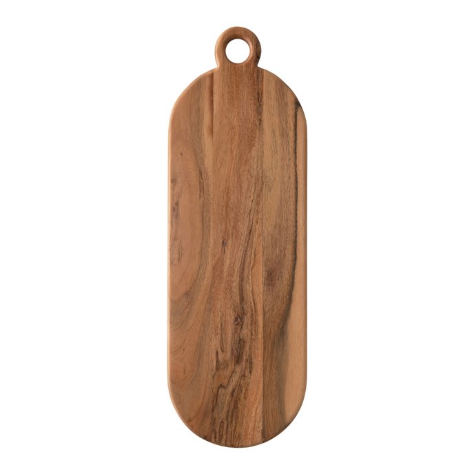 Acacia Wood Cheese/Cutting Board with Handle Thumbnail