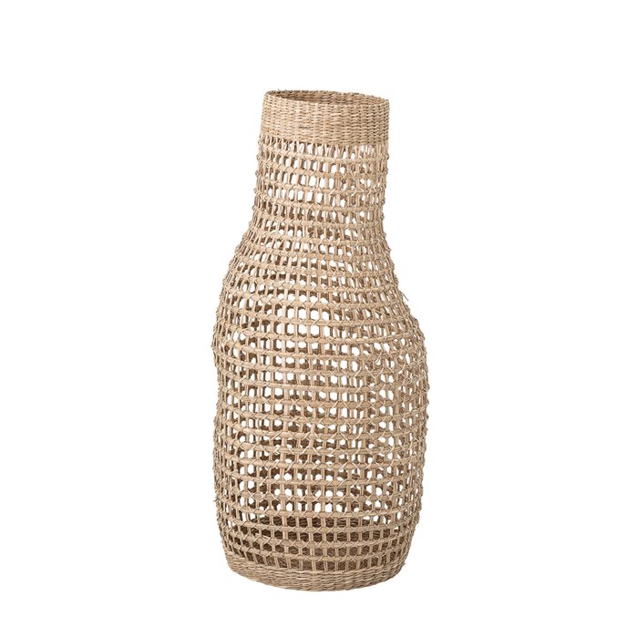 Decorative 28.25" Handwoven Natural Seagrass Vase Thumbnail