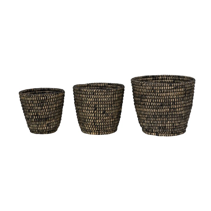 Natural Grass Baskets, Set of 3 Thumbnail