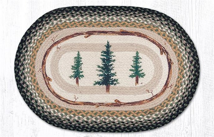 Tall Timbers Oval Braided Rug 20"x30" Thumbnail