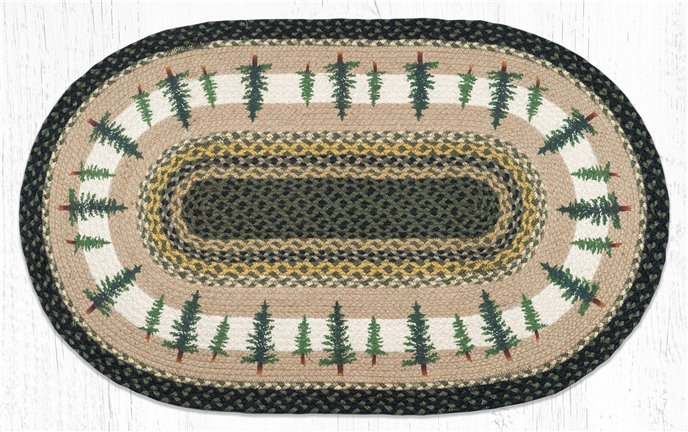 Tall Timbers Oval Braided Rug 27"x45" Thumbnail