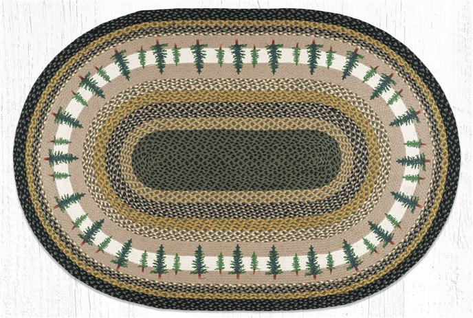 Tall Timbers Oval Braided Rug 2'x8' Thumbnail