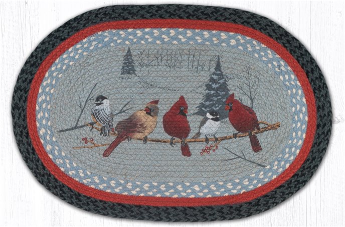 Friends Gather Oval Braided Rug 20"x30" Thumbnail