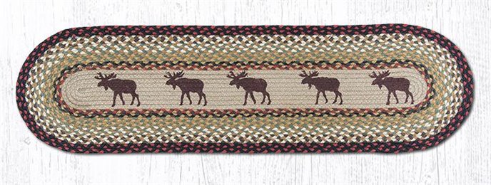 Moose Oval Braided Runner 13"x48" Thumbnail