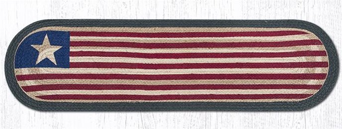 Original Flag Oval Braided Runner 13"x48" Thumbnail
