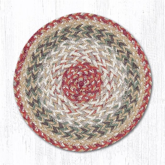 Sage Round Braided Swatch 10"x10" Thumbnail