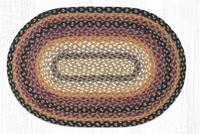 Bear Vineyard Oval Braided Rug 20"x30" Thumbnail