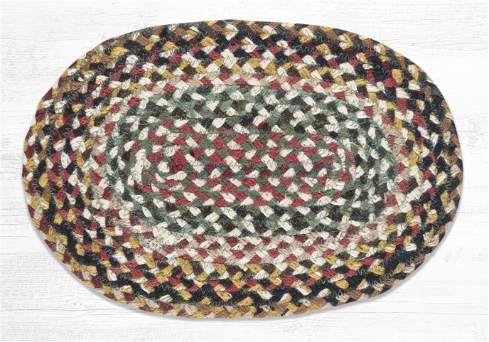 Random Oval Braided Swatch 10"x15" Thumbnail