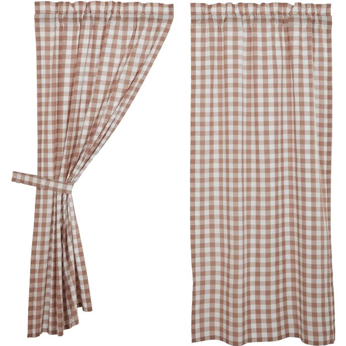 Annie Buffalo Portabella Check Short Panel Set of 2 63x36 Thumbnail