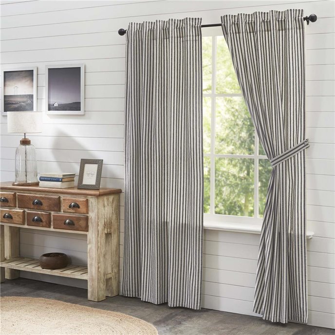 Ashmont Ticking Stripe Panel Set of 2 84x40 Thumbnail