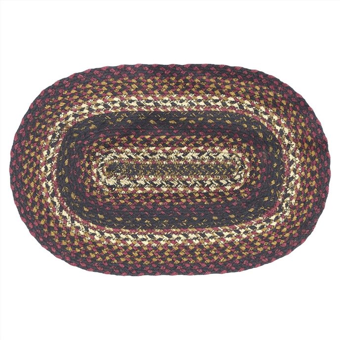 Beckham Jute Oval Placemat 12x18 Thumbnail