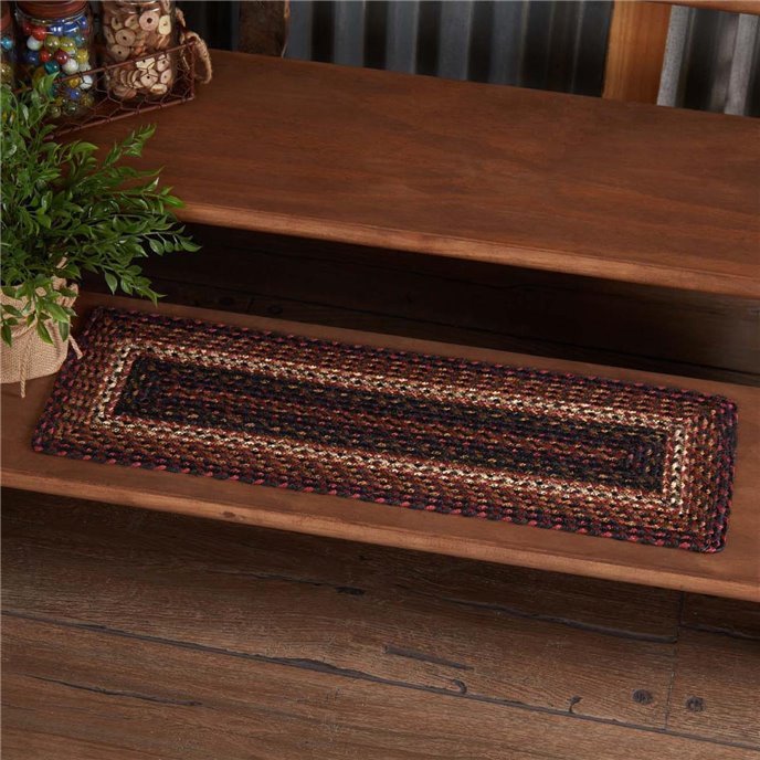 Beckham Jute Stair Tread Rect Latex 8.5x27 Thumbnail