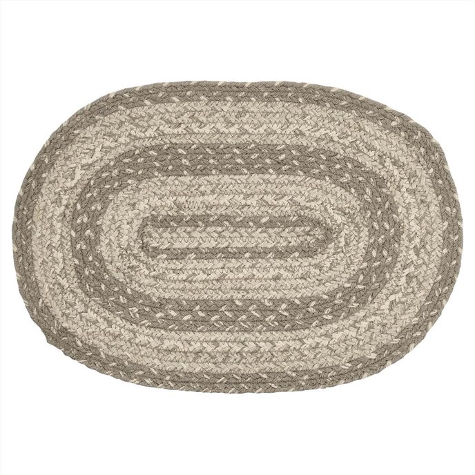 Cobblestone Jute Oval Placemat 10x15 Thumbnail