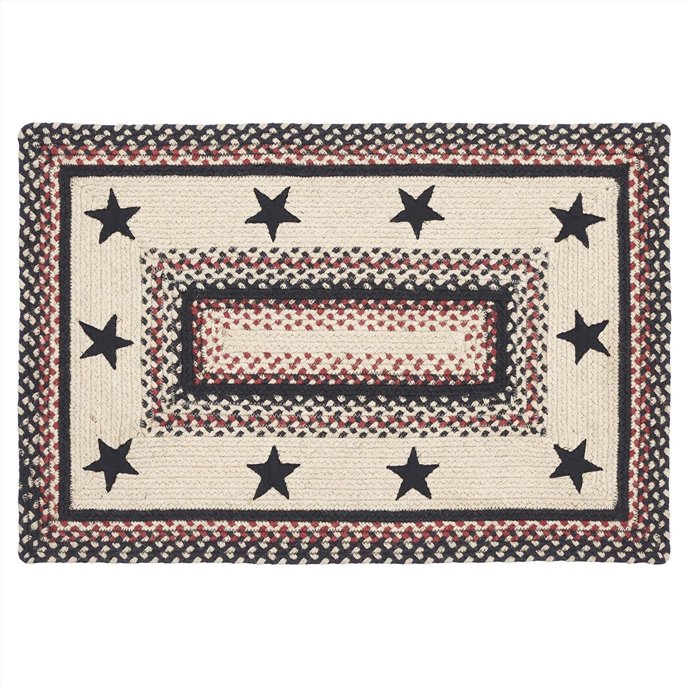 Colonial Star Jute Rug Rect 20x30 Thumbnail