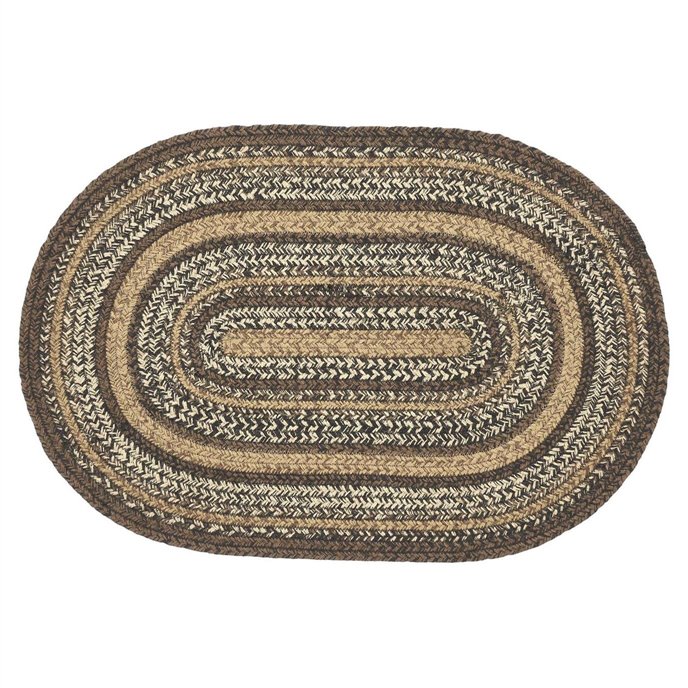 Espresso Jute Rug Oval 20x30 Thumbnail