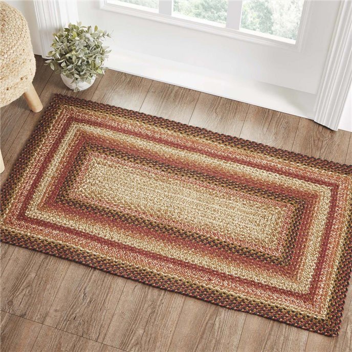 Ginger Spice Jute Rug Rect w/ Pad 27x48 Thumbnail