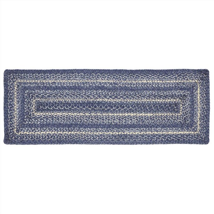 Great Falls Blue Jute Rect Runner 13x36 Thumbnail