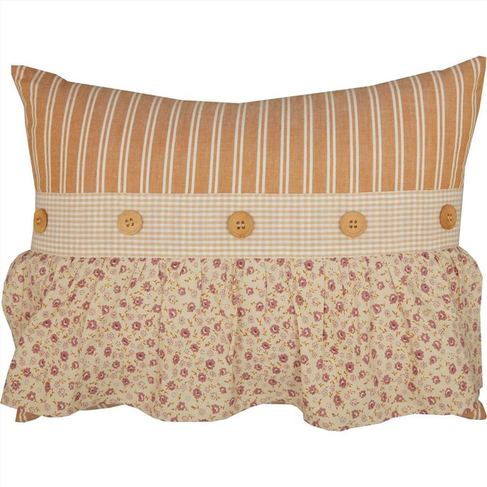 Camilia Ruffled Pillow 14x18 Thumbnail