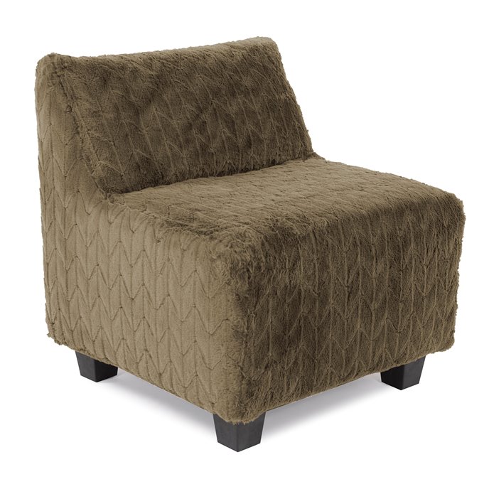 Howard Elliott Pod Chair Cover Faux Fur Angora Moss - Cover Only, Chair Base Not Included Thumbnail