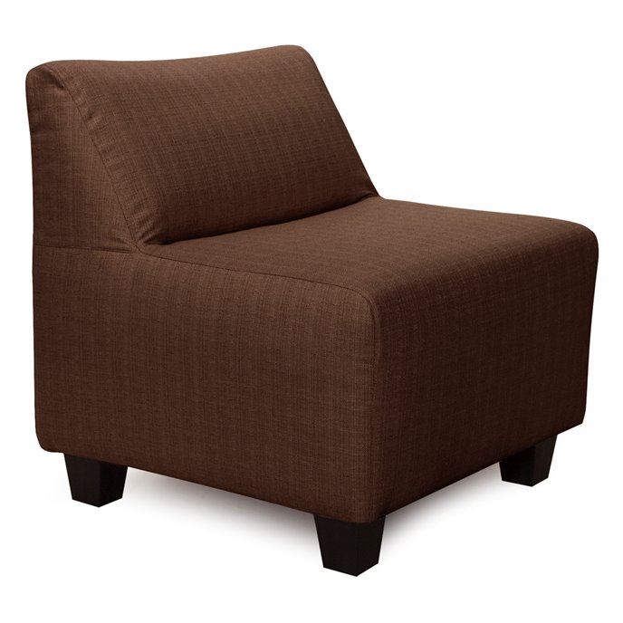 Howard Elliott Pod Chair Cover Textured Solid Sterling Chocolate - Cover Only, Chair Base Not Included Thumbnail