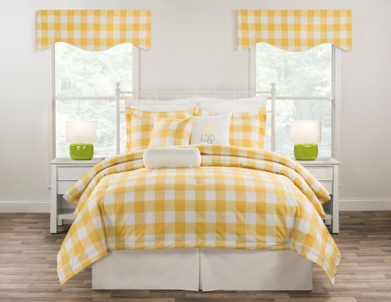 Cottage Classic Yellow 3 Piece King Comforter Set Thumbnail