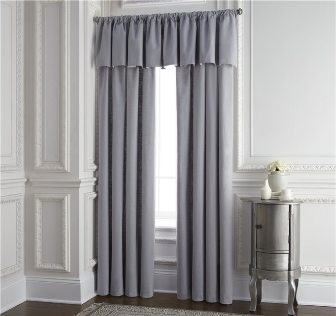 Cambric Gray Lined Drapery Panel 52"x96" - Each Thumbnail