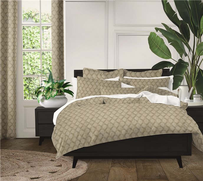 Malden Natural Comforter Set - King Thumbnail