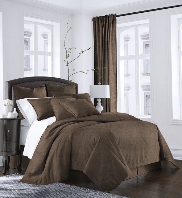 Joachim Mocha Comforter Set - Super King Thumbnail