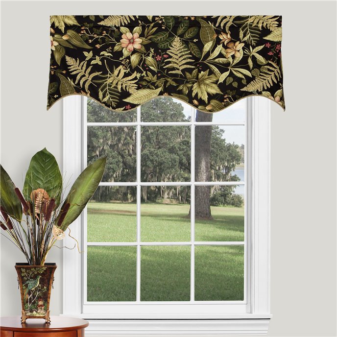 Tahitian Sunset 52" x 18" Lined Filler Valance by Thomasville Thumbnail