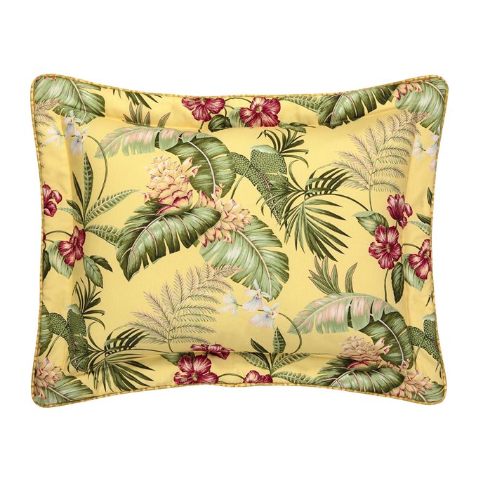 Ferngully Yellow King Pillow Sham by Thomasville Thumbnail