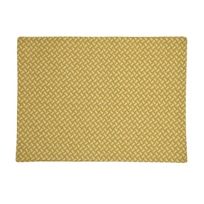 Ferngully Yellow 19" x 14" Pack of 4 - Placemats - Cabana by Thomasville Thumbnail