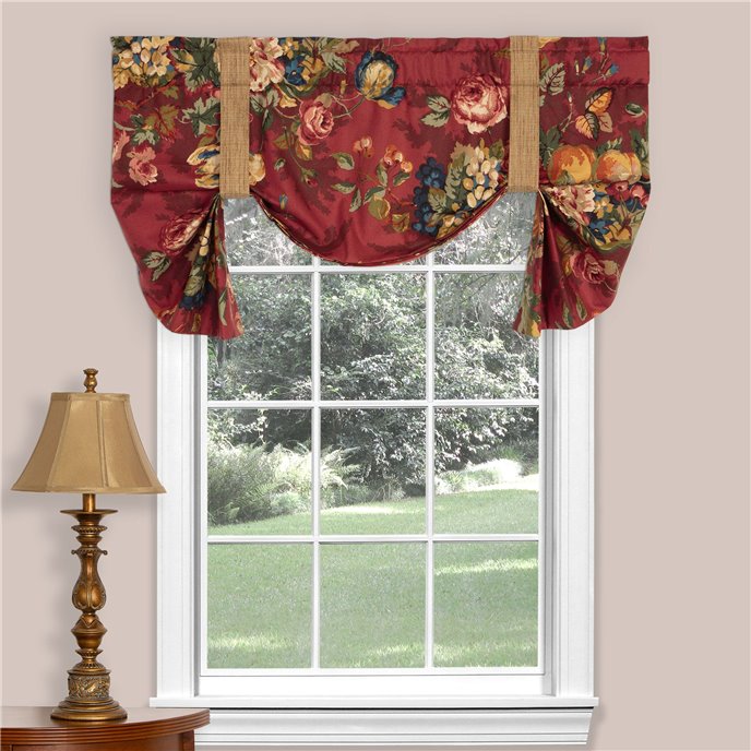 Queensland 52" x 20" Tie Up Curtain by Thomasville Thumbnail