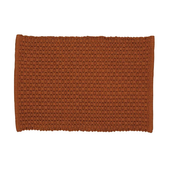 Terracotta Chadwick Woven Placemat Thumbnail