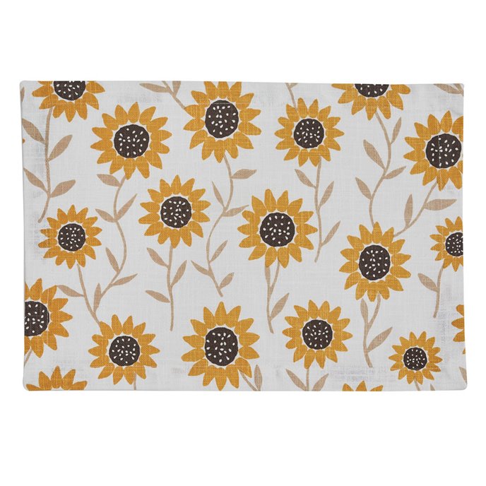 Sunflower Print Placemat Thumbnail