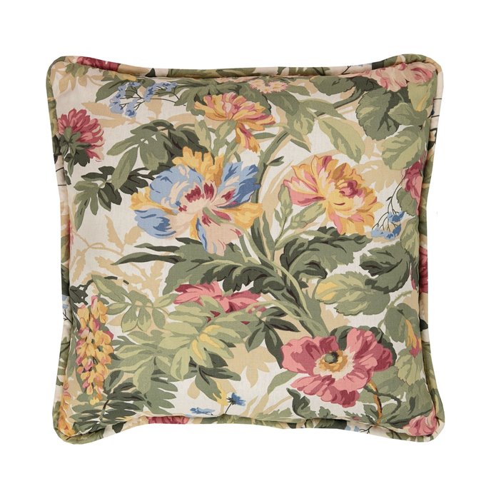 Virginia Square Pillow - Floral Thumbnail