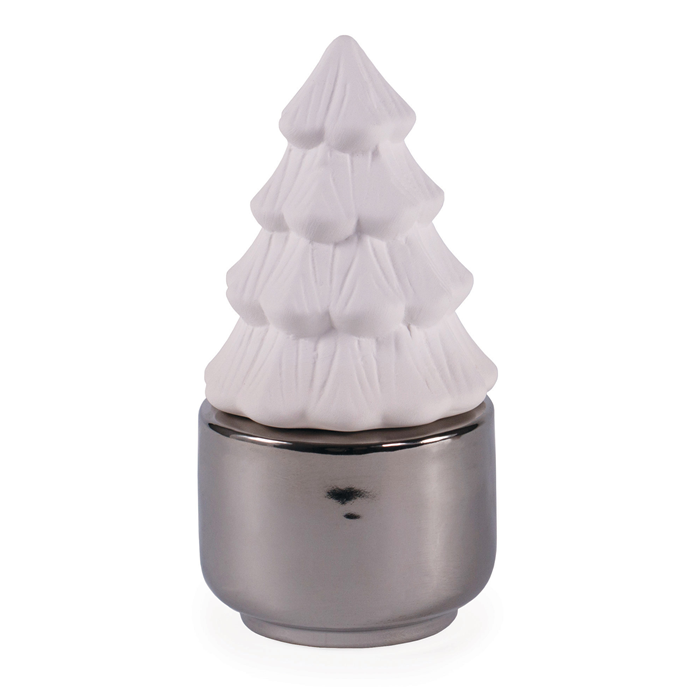 White Pine Porcelain Aroma Oil Diffuser with Peppermint Essential Oil Thumbnail
