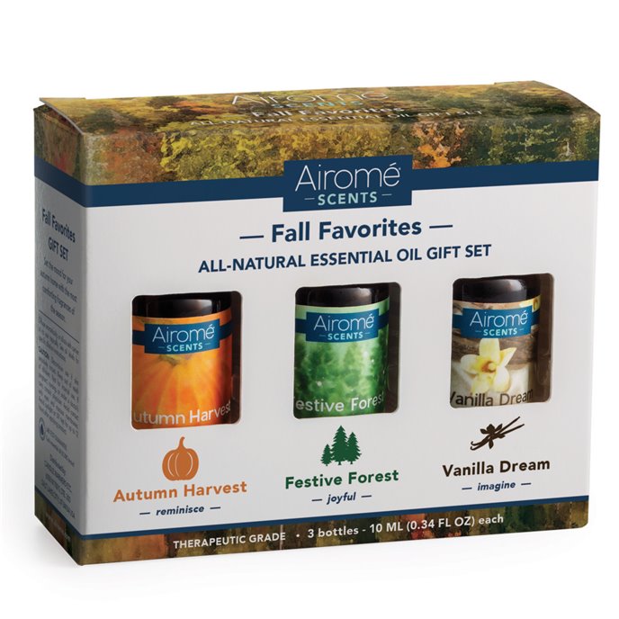 Airomé Fall Favorites Essential Oil Set (3 X 10ml) 100% Pure Thumbnail