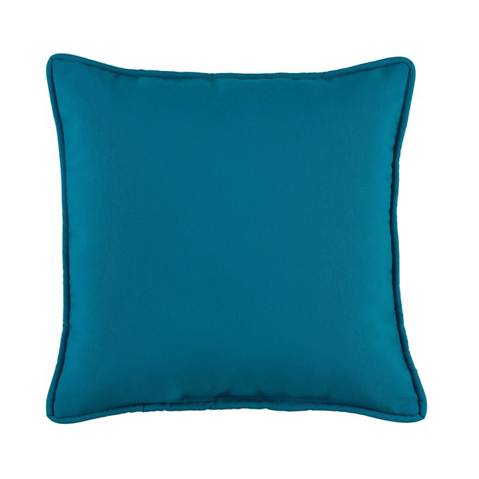 Serenity Square Pillow - Solid Blue Thumbnail