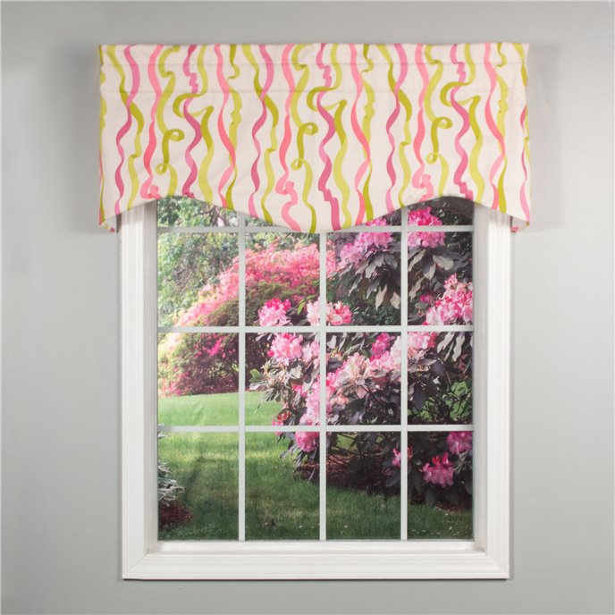 Ribbons Lime Winston Valance Thumbnail