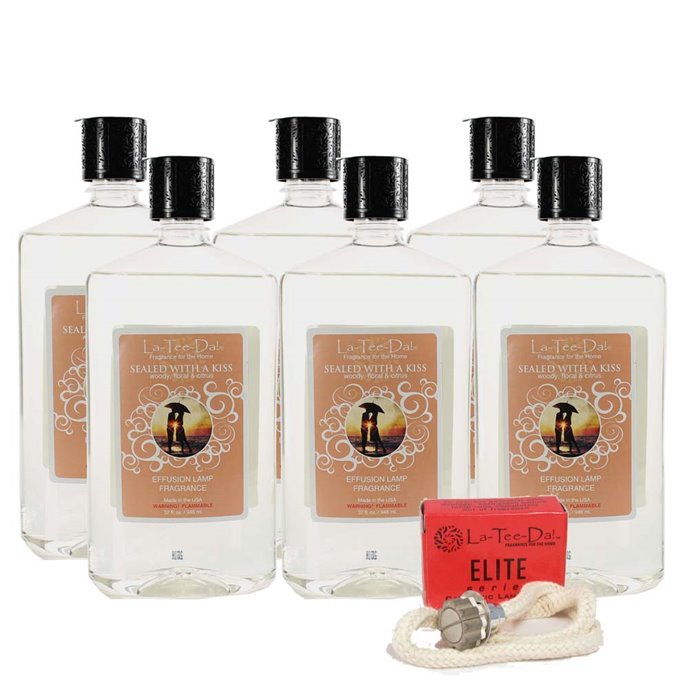 La Tee Da Sealed With a Kiss (32 oz.) Value 6 Pack + Wick Thumbnail