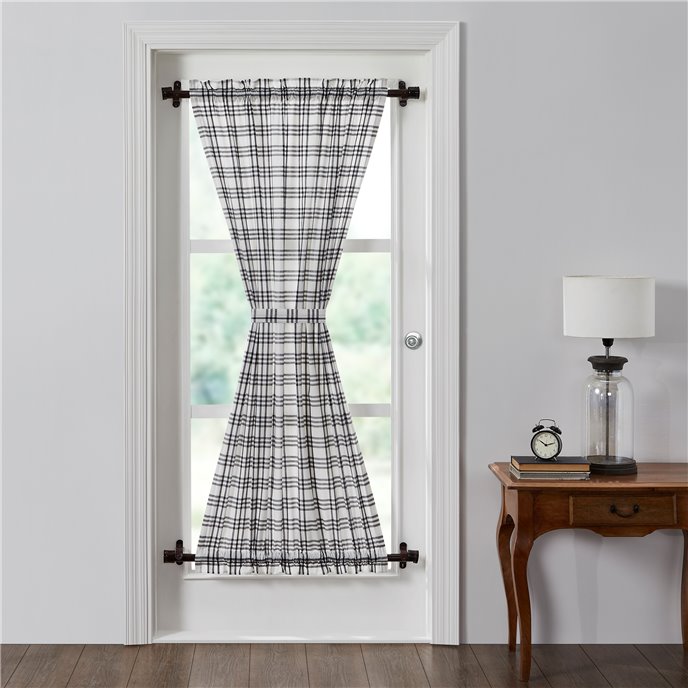 Sawyer Mill Black Plaid Door Panel 72x40 Thumbnail