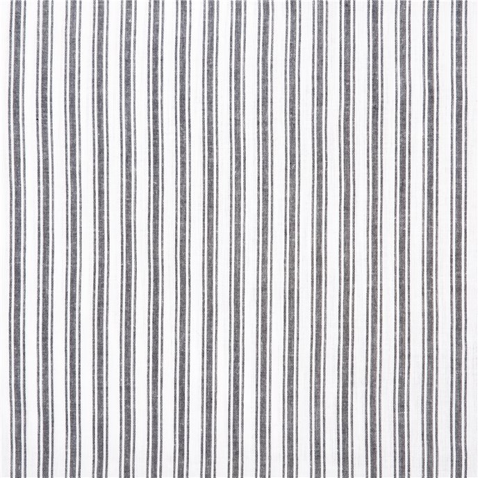 Sawyer Mill Black Ticking Stripe Fabric Euro Sham 26x26 Thumbnail