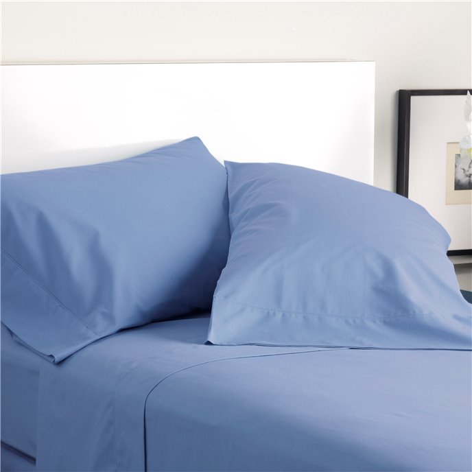 Modern Living 300 Thread Count Standard Shadow Blue Pillowcase Pair Thumbnail